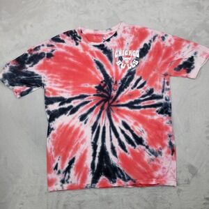 Chicago Bulls Shirt Boys Extra Large Basketball Team Crewneck Tie Dye Youth Kids
